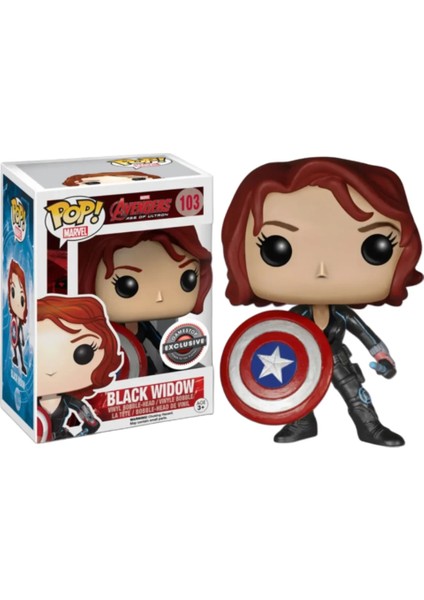 Avengers: Age Of Ultron – Black Widow With Shield Pop! #103 (Gamestop Exclusive)