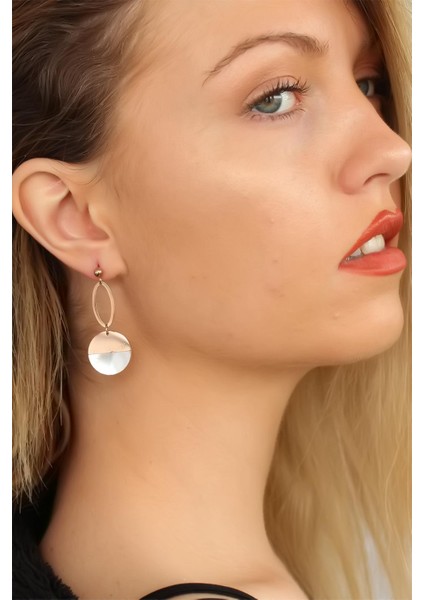 Rose Renk Bayan Küpe