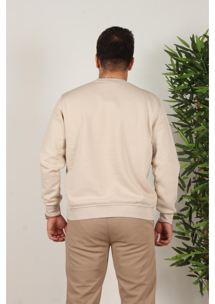 5012 Şardonlu Üç Iplik O Yaka Sweat