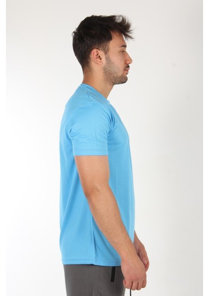 15 Sıfır Yaka Baskılı T-Shirt