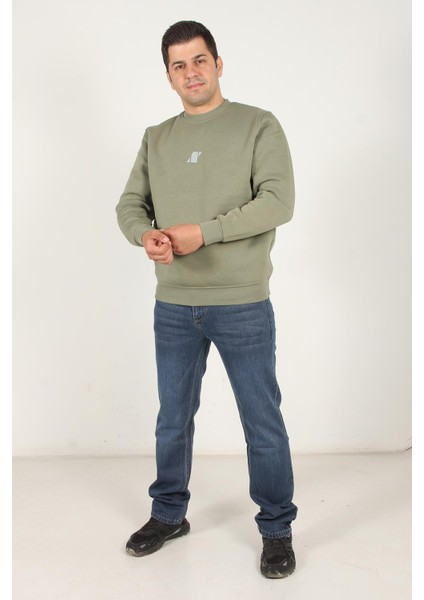 5012 Şardonlu Üç Iplik O Yaka Sweat