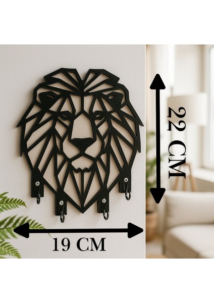 Aslan Figürlü Duvar Tipi Dekoratif Anahtarlık Askılığı indirimleri