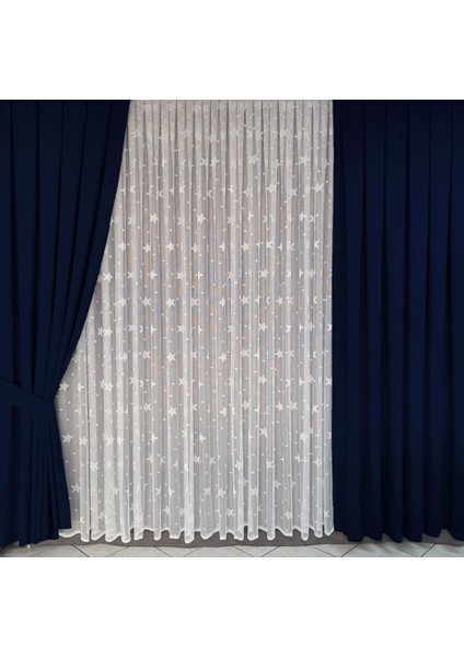 Fon Perde 1 Takım *2 Kanat* Sık Pile,kadife Görünümlü Kalın Fon Perde 85X260