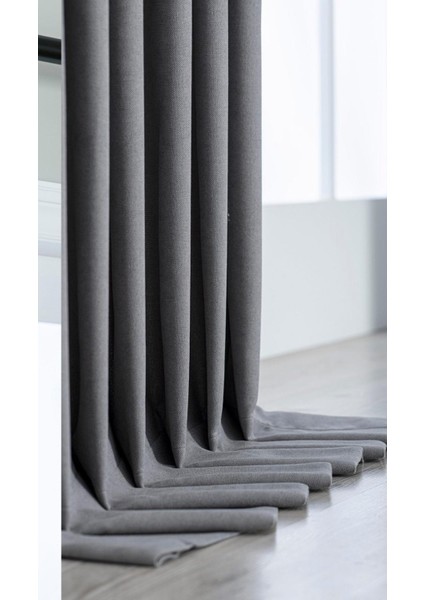 Fon Perde 1 Takım *2 Kanat* Sık Pile,kadife Görünümlü Kalın Fon Perde 85X260 modelleri