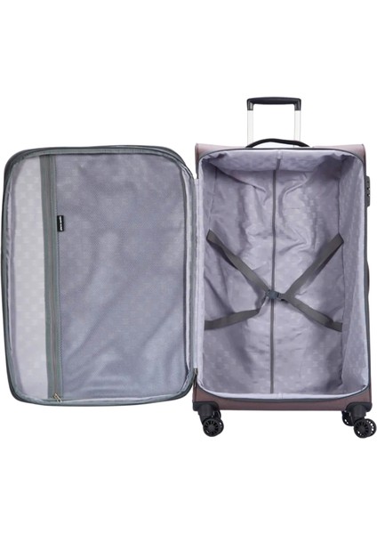 Unisex Ultra Hafif Logo Detaylı Kapağı Körüklü Ithal Kumaş Valiz W25PC7050-01