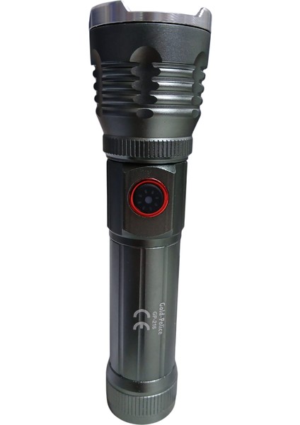 GP-216 Şarjlı El Feneri | 2000 Lümen – Tg LED – Alüminyum Gövde – Mıknatıslı – Zoom Özellikli fiyatları