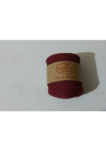 Makrume Ince Cotton Bordo 1 Adet Color : 010