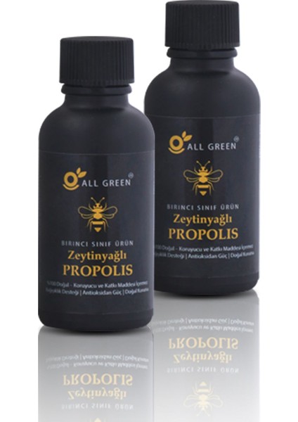 2'li Paket: Zeytinyağlı Propolis | %100 Doğal, Koruyucusuz, Katkısız