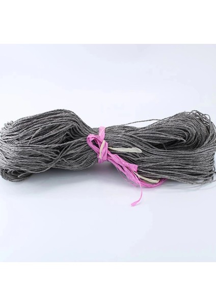 Koyu Gri Renk Çile Kağıt İp Çanta İpi Supla İpi No:53 - (550-600 Gr)