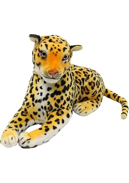 Küçük Boy Peluş Leopar 30 cm ( Ses Özelliği Yok ) Oyuncak Aslan Kaplan