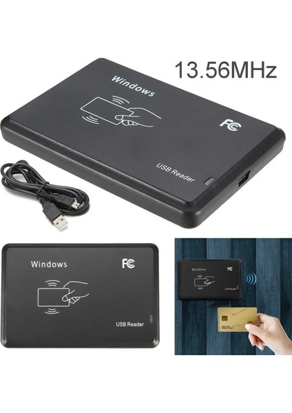 Mifare Kart Okuyucu USB Bağlantılı 13,56 Mhz fiyatları