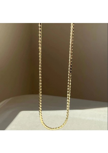 Xuping 14K Kaplama Kalın S Zincir modelleri