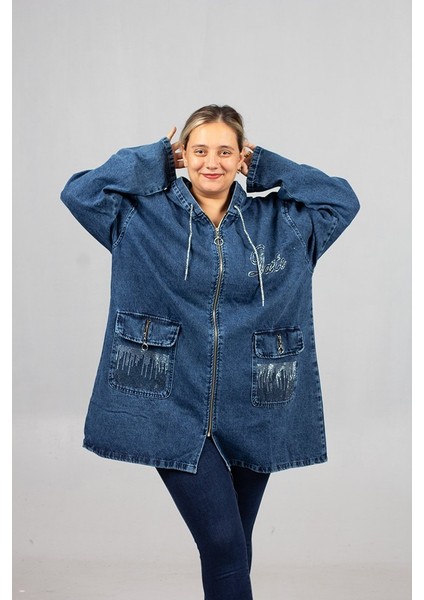 Tarzına Işıltı Kat! Cepleri Taş Işlemeli Battal Boy Kot Mont fiyatları