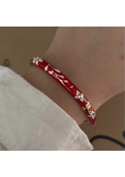 Mineli Kelepçe Model Renkli Taşlı Bileklik fiyatları