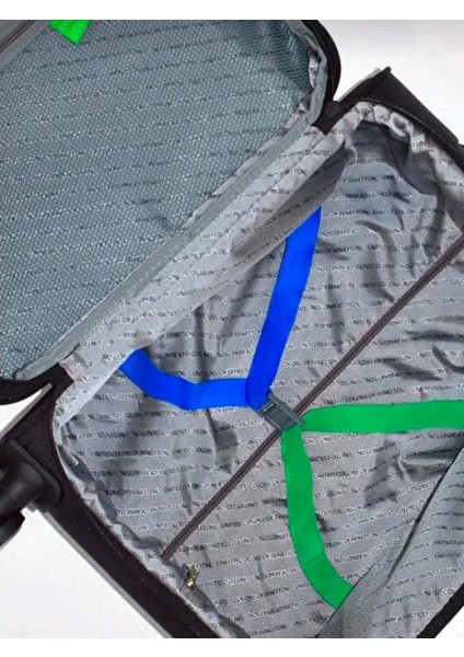 Unisex Ultra Hafif Logo Detaylı Ithal Kumaş Kapağı Körüklü Valiz W2500-1