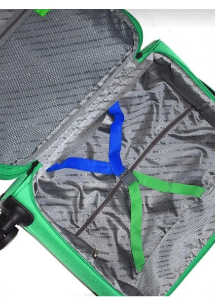 Unisex Ultra Hafif Logo Detaylı Ithal Kumaş Kapağı Körüklü Valiz W2500-1