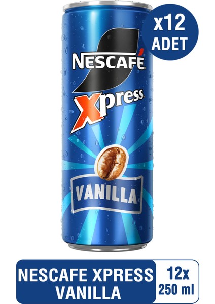 Nescafé Xpress Vanilla Soğuk Kahve 250ML X12