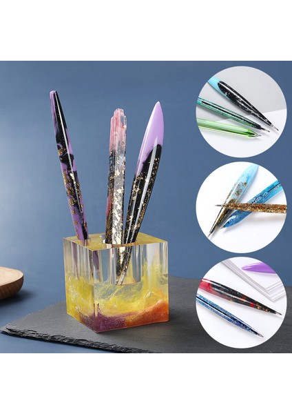 Epoksi Silikon Kalıp Kalem Kalıbı 14.8x1.6x1.2 cm Model - 02 fiyatları