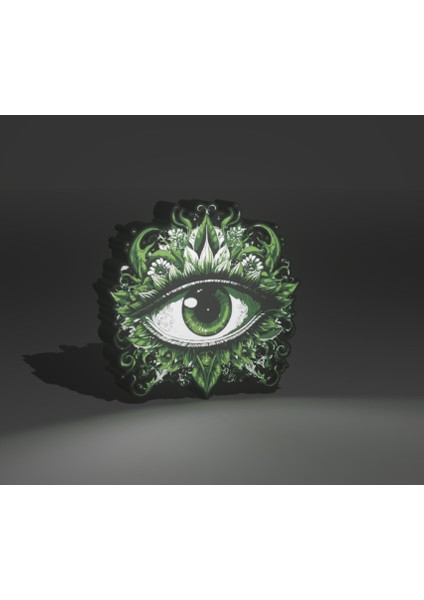 LED Işıklı 3 Boyutlu Sanatsal Göz