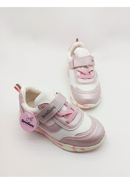 Şiringenç Pudra Renk Ortopedik Kız Çocuk Spor Ayakkabı