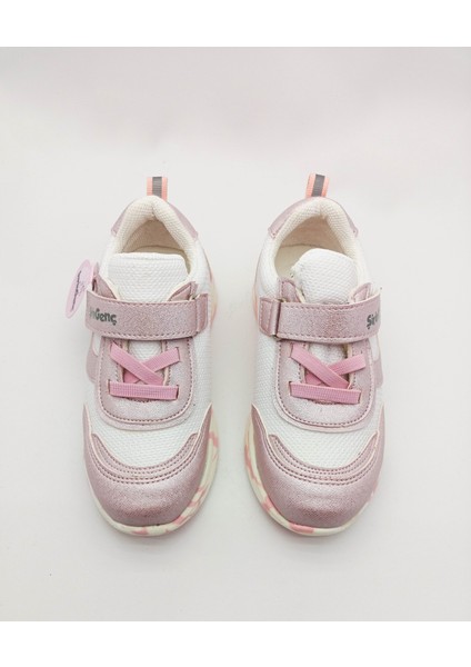 Şiringenç Pudra Renk Ortopedik Kız Çocuk Spor Ayakkabı modelleri