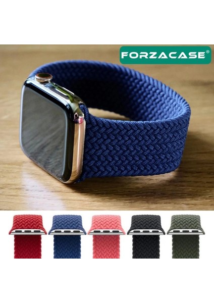 Apple Watch 11 Series 46MM ile Uyumlu Hasır Örgü Solo Loop Kordon Kayış - FC401 fırsatları