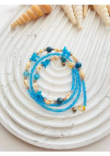 Apatit Taşlı Kadın Gözlük Ipi modelleri