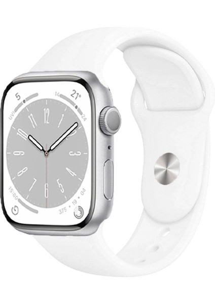 Apple Watch Se 3 44MM ile Uyumlu Silikon Kordon Kayış - FC005