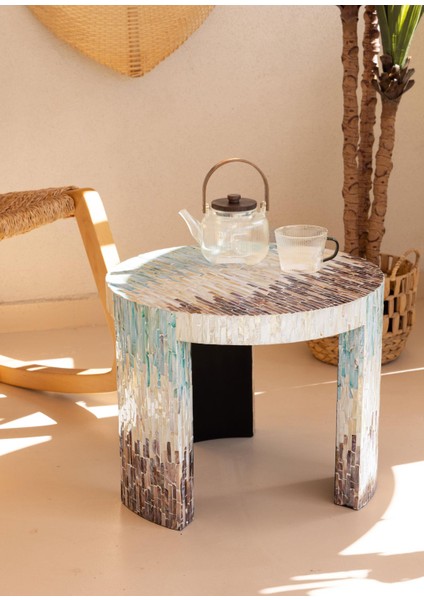 Sedef Tabure Yan Sehpa 66X48 cm TLC0119 modelleri