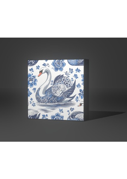 LED Işıklı Sanatsal Kuğu