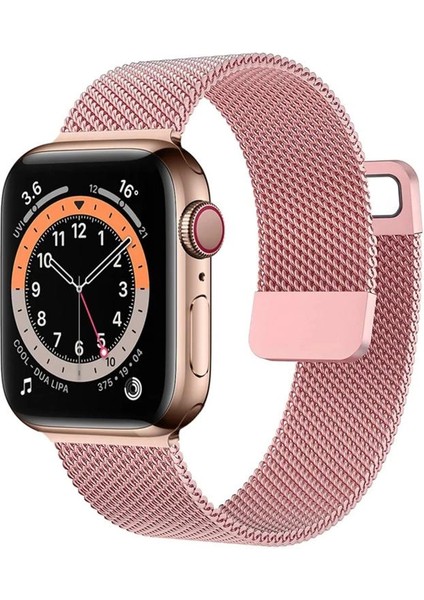 Apple Watch 11 46MM ile Uyumlu Metal Mıknatıslı Kordon Kayış - FC157