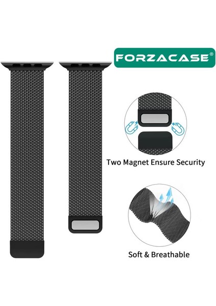 Apple Watch 11 42MM ile Uyumlu Metal Mıknatıslı Kordon Kayış - FC158 fiyatları