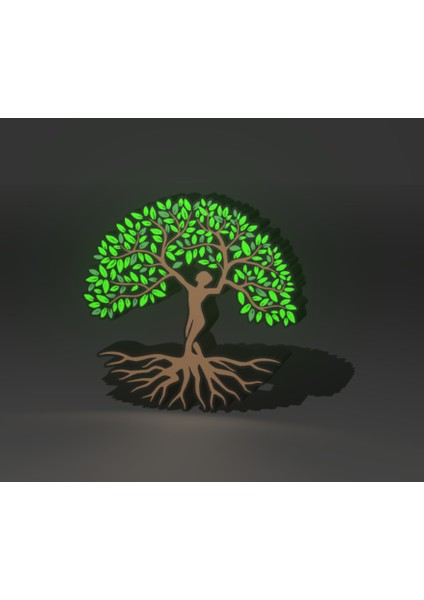 LED Işıklı 3 Boyutlu Yaşam Ağacı