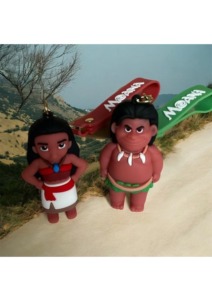 Moana ve Maui Figürlü Anahtarlık & Çanta Süsü fiyatları