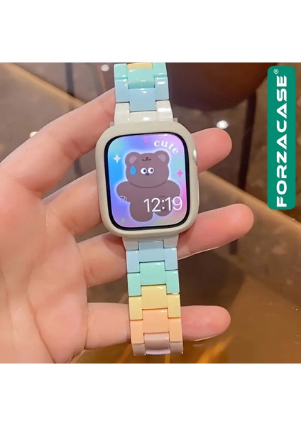 Apple Watch Ultra 3 49MM ile Uyumlu Için Renkli Baklalı Kordon Kayış - FC688 fiyatları