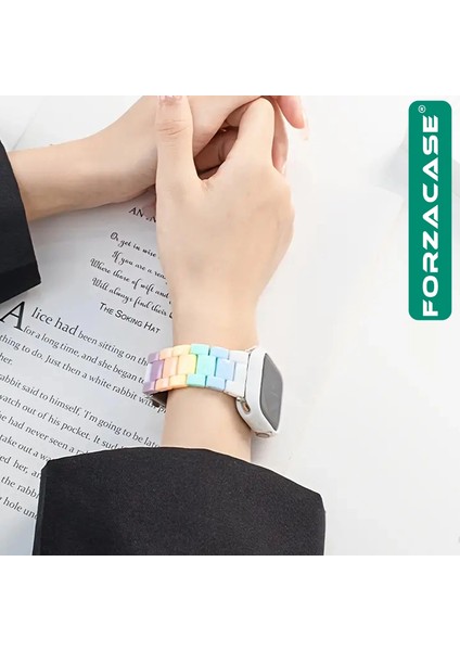 Apple Watch Ultra 3 49MM ile Uyumlu Için Renkli Baklalı Kordon Kayış - FC688 fırsatları