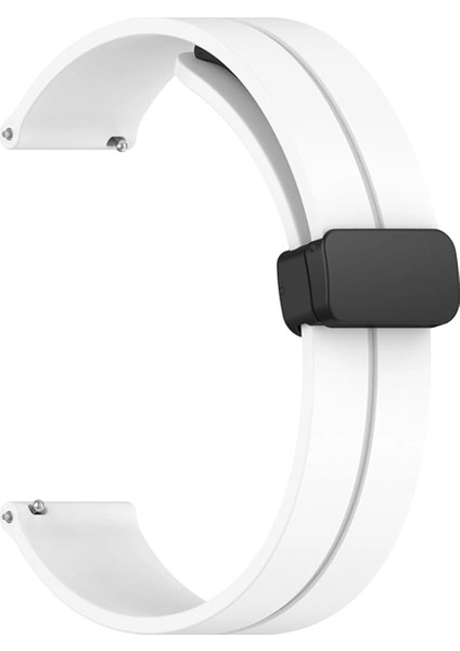 Huawei Watch Gt 6 Pro 46MM ile Uyumlu D Manyetik Tokalı Silikon Kordon Kayış - FC144