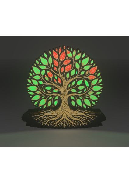 LED Işıklı Sanatsal Yaşam Ağacı