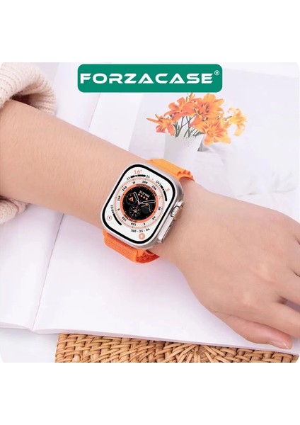 Apple Watch Se 3 44MM ile Uyumlu Uyumlu Kancalı Kumaş Kordon Kayış - FC269 modelleri