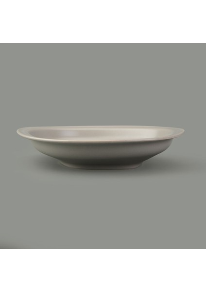 Kitchen Bloom Çukur Yemek Tabağı - Gri - 23 cm modelleri