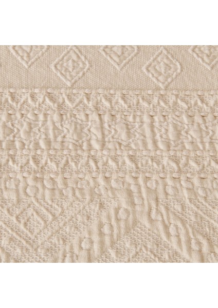 Soft Salhi Çift Kişilik Yatak Örtüsü Seti - Krem - 230X240 cm fiyatları