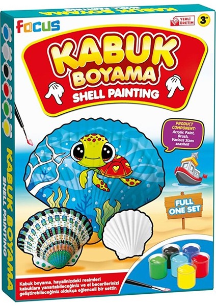 Deniz Kabuğu Boyama 1 Adet