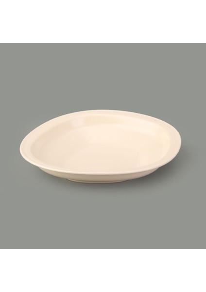 Kitchen Bloom Çukur Yemek Tabağı - Krem - 23 cm fiyatları