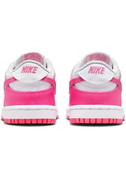 Dunk Low Td Beyaz Bebek Çocuk Deri Ayakkabı - Lastik Bağcıklı Kolay Giyilebilir -FB9107 modelleri