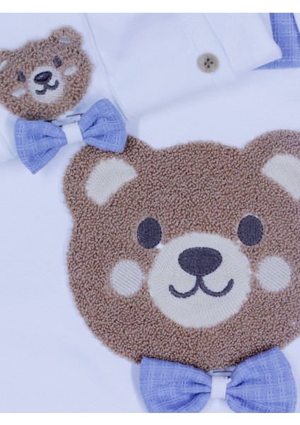 Enidoğan || Bebek 10'lu Hastane Çıkışı || Zıbın Seti, %100 Pamuk || Ayı Nakışlı Hediyelik Set modelleri