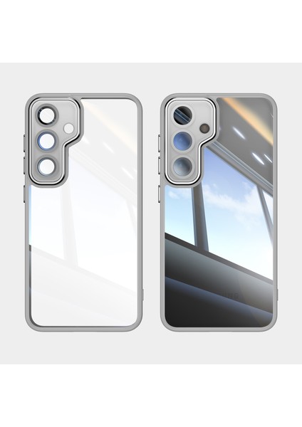 Samsung Galaxy S25 Için Hibrit Şeffaf Kristal Pc + Tpu Kasa Gri (Yurt Dışından) fiyatları