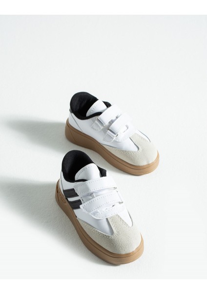 Unisex Erkek - Kız - Çocuk Bebek Işıklı Cırtlı Okul Ayakkabısı Sneaker Çocuk Spor Ayakkabı fırsatları