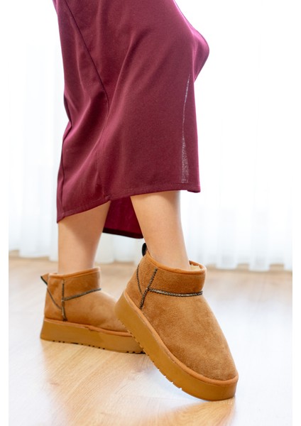 Kadın Bot Kadın Ayakkabı Içi Kürklü Bot Kalın Tabanlı Bot Modeli indirimleri