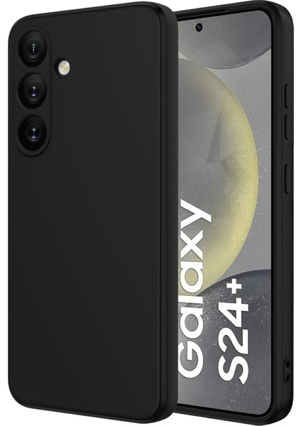 Samsung Galaxy S25+ Için Ince Silikon Telefon Kılıfı Siyah (Yurt Dışından)