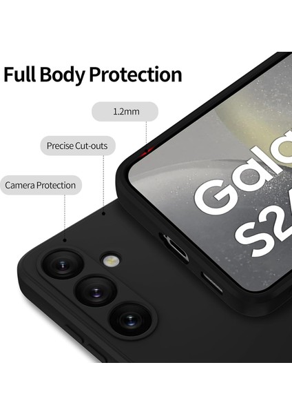 Samsung Galaxy S25+ Için Ince Silikon Telefon Kılıfı Siyah (Yurt Dışından) fiyatları